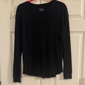 Time and Tru Black Long Sleeve Tee